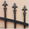1.1M High Arch Top Black Colour Aluminium Fencing Panel in Auckland.