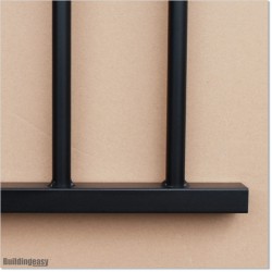 1.1M High Arch Top Black Colour Aluminium Fencing Panel in Auckland.