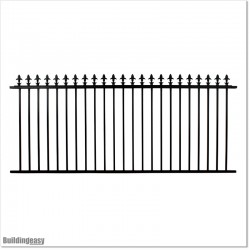 900 mm High Aluminium Fencing Panel in Black Colour in Auckland.