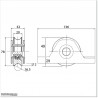 U Profile Stainless Steel Sliding Gate  Wheel