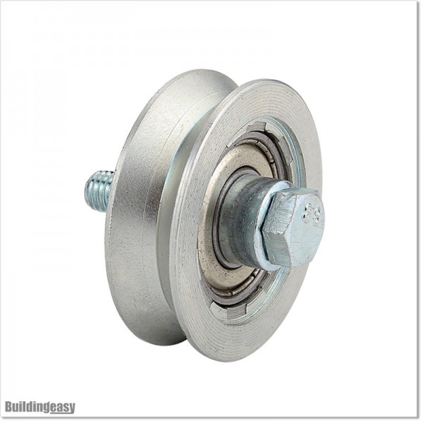 Wheel is 98mm diameter and has two ball bearings.