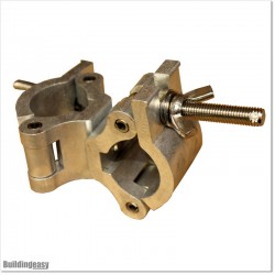 Aluminium Coupling fits 2” or 50mm pipes. This fits our Aluminum Scaffolding