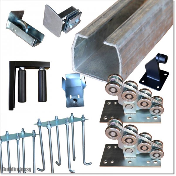 Complete Cantilevered Gate Kit For Heavy Duty Sliding Cantilevered Gate.