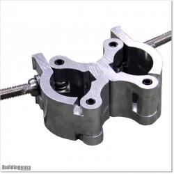 Aluminium Coupling fits 2” or 50mm pipes. This fits our Aluminum Scaffolding