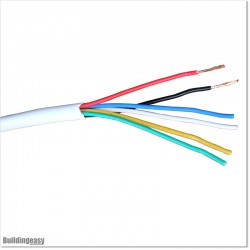 6 x 0.44mm², V75 PVC insulated Security and Access Control Cable in Meters