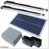 30W Solar operated double swing gate opener for light duty applications
