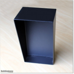 Weather Guard is made of 3mm thick Aluminium. Powder coated in black