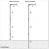 Adjustable Keypad & intercom Post With Goose Neck In Manukau Auckland