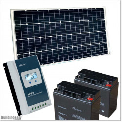100W Solar Power System for Automatic Gate Openers With Battery Box.