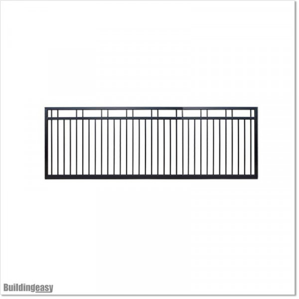 3.2M Wide Aluminium Flat Top Sliding Gate 1.2M High in Auckland.