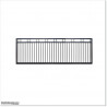 3.2M Wide Aluminium Flat Top Sliding Gate 1.2M High in Auckland.