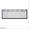 This gate is 2.7M wide and gate height is 1.1M.
