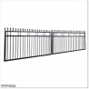 1.5M High Aluminium Flat Top Swing Gates 5.0M Wide in Auckland.
