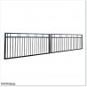 Quality 5.4M wide Aluminium Double swing Gate With 1.1M High in AKL