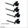 1.2M High Aluminium Flat Top Swing Gates 3M Wide in Auckland.