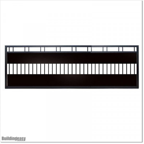 This gate is 2.9M wide and gate height is 1.1M.