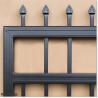 2.9M Wide Aluminium Single Swing Gate in Auckland black Colour.