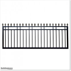 2.9M Wide Aluminium Single Swing Gate in Auckland black Colour.