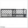 Telescopic gate kit for 8M gate