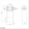 Turning Gate's Hinges welded type. Use these with gate sections to join Turning Gates.