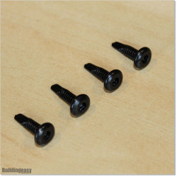 Self-tapping screws are powder coated in black colour. Size M4 X 16mm