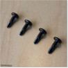 Self-tapping screws are powder coated in black colour. Size M4 X 16mm