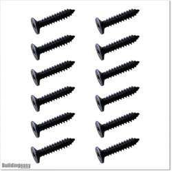 Countersunk Stainless Steel screws are powder coated in black colour. Size M6 X 30mm