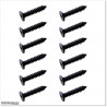Countersunk Stainless Steel screws are powder coated in black colour. Size M6 X 30mm