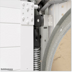 European manufactured Insulated Garage Door RL7016 colour installed with with Sommer Opener