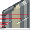 European manufactured Insulated Garage Door RL7016 colour installed with with Sommer Opener