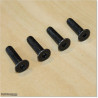 Stainless Steel and Blackened Countersunk Bolt and Nut M8 X 30mm