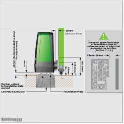 Centurion D5 Smart solar powered sliding gate opener