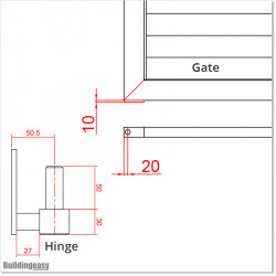 Aluminium Iron Sand Colour Louver Gate 4M wide and  1.75M Height.