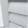 4.5M Wide & 1.8M High Flat Top Louver Sliding Gate in Silver Pearl Colour.