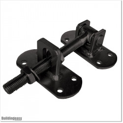 Little gap between the gate and post is possible with this hinge. Distance between post and frame of the gate is 5 to 100mm