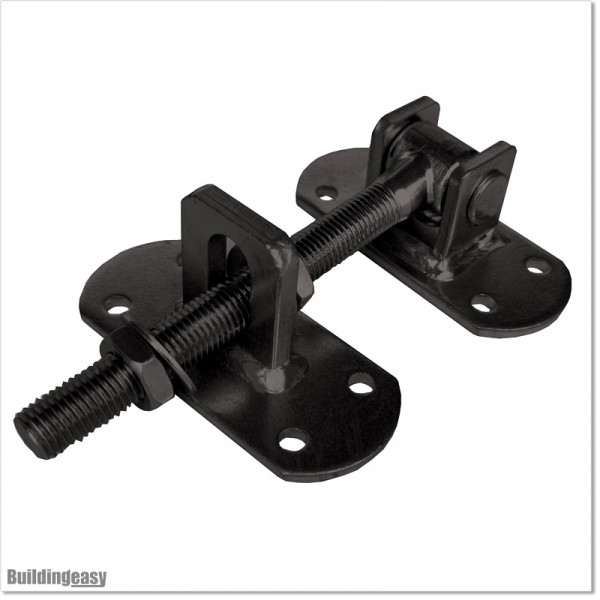 Little gap between the gate and post is possible with this hinge. Distance between post and frame of the gate is 5 to 100mm