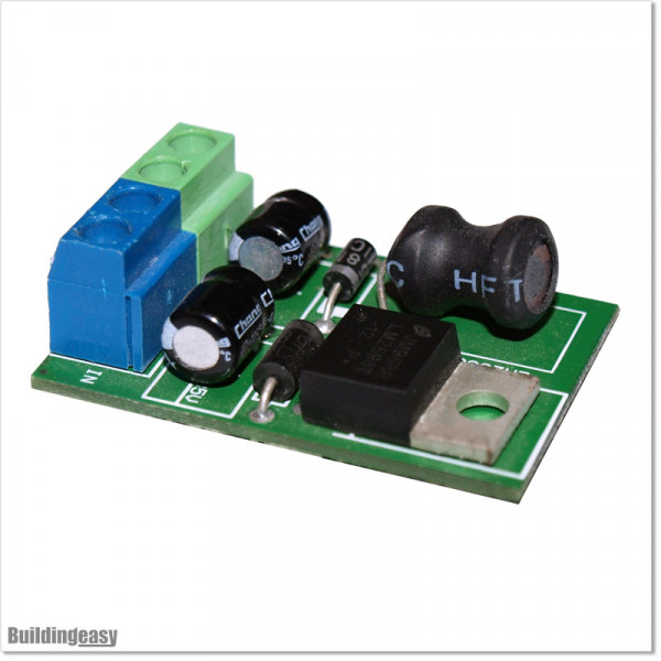 Convert 12-28V AC or DC to 12V DC. Power Output 1A