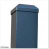 Aluminum Post with Base 100 X 100 and 4.0mm wall thickness. Powder coated in Anthracite Grey(RAL7016) colour