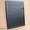 Gate is 1100mm wide (excluding hinge width) and height is 1215mm. Gate comes with Lock