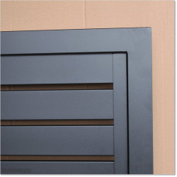 Gate is 1100mm wide (excluding hinge width) and height is 1215mm. Gate comes with Lock