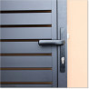 Gate is 1100mm wide (excluding hinge width) and height is 1215mm. Gate comes with Lock