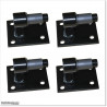 Aluminium Matte Black Colour Louver Gate 4.0M wide and  1.8M Height.