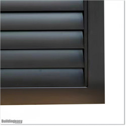 This louver gate is 6M wide and gate height is 1.75M. Gate colour is Matte Black.