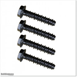 Galvanized and blackened concrete bolts M8 X 50mm