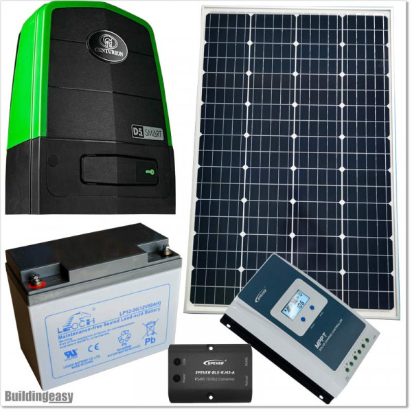 Centurion D5 Evo Smart solar powered sliding gate opener