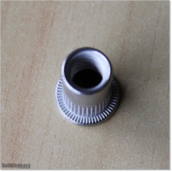 Large Flange Head M8 Aluminium Rivet Nut 16 pieces
