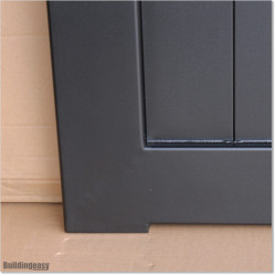 Pedestrian Tongue & Groove gate is 1.0M wide and gate height is 1.75M. Gate comes with a Lock