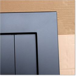 Pedestrian Tongue & Groove gate is 1.0M wide and gate height is 1.75M. Gate comes with a Lock