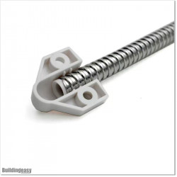 Flexible ducting with mounting flange ends