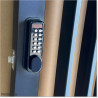Finn Gate is 1000mm wide (excluding hinge gap) and 1750mm high. Gate comes with Button Lock and Stricker Bracket